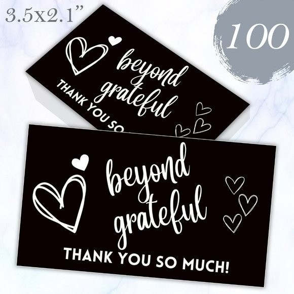 100 Thank You Cards - Picture 1 of 4